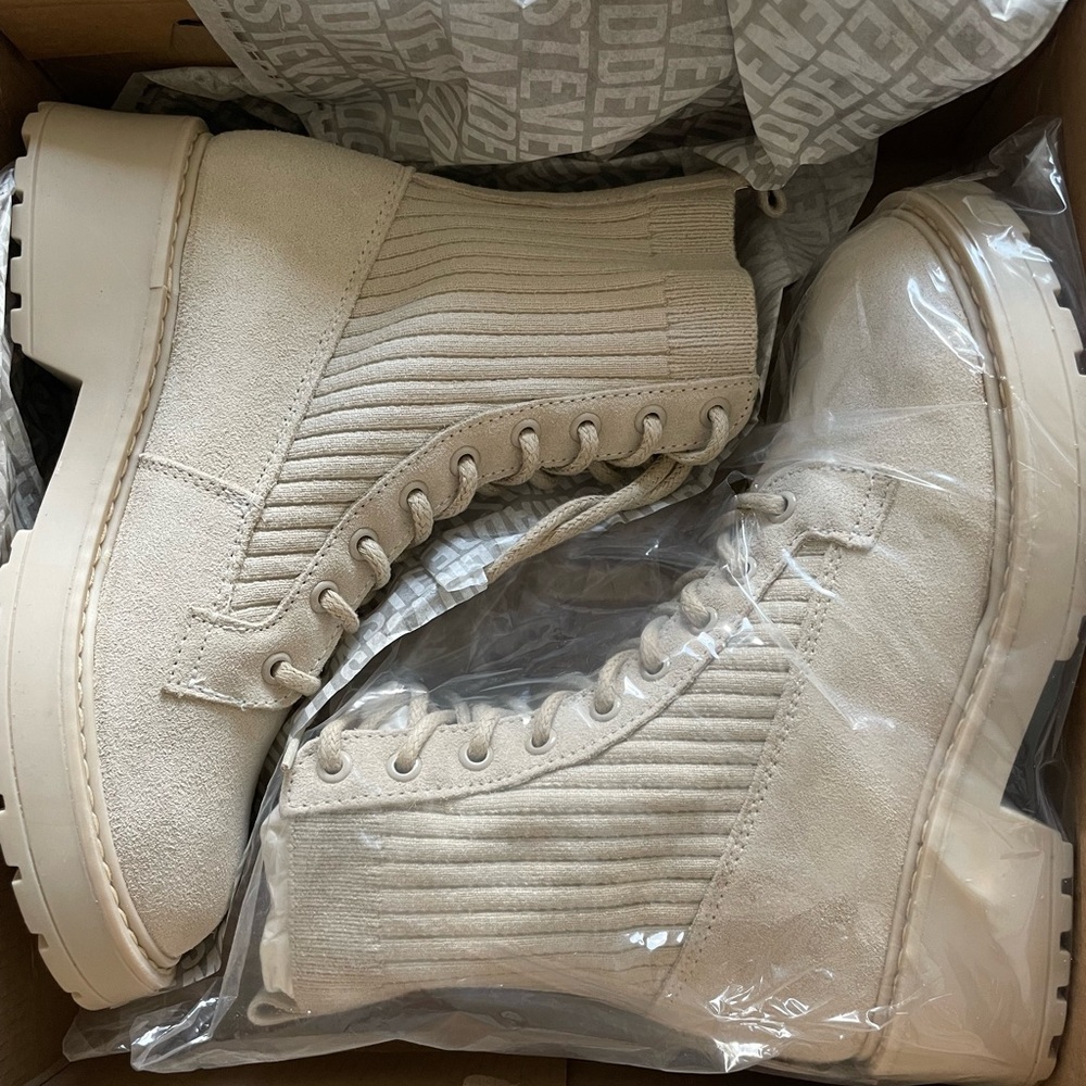 Steve madden veeta combat boot NEW